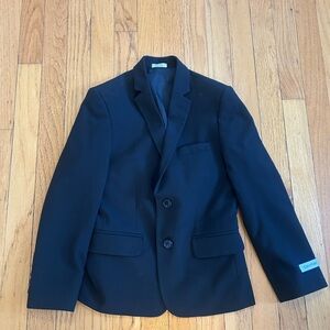 Calvin Klein Black Boys Blazer with Button Cuffs